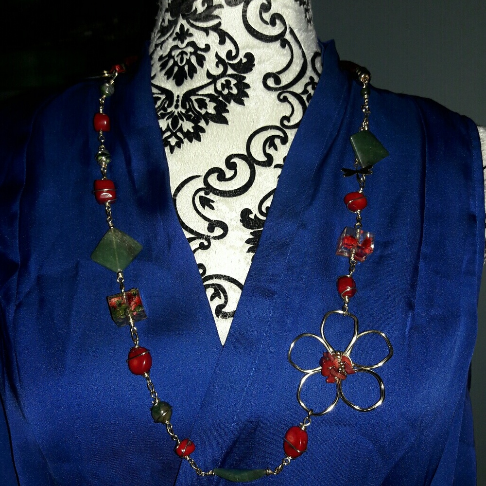 Beautiful Handcrafted Natural Stone Necklace